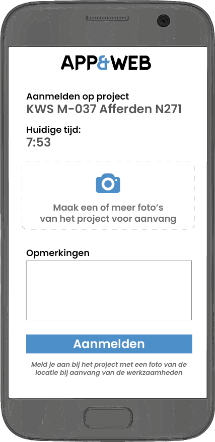 hoofdmenu app