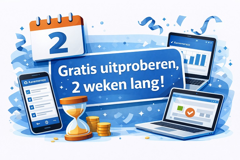 Gratis uitproberen van Aannemerapp
