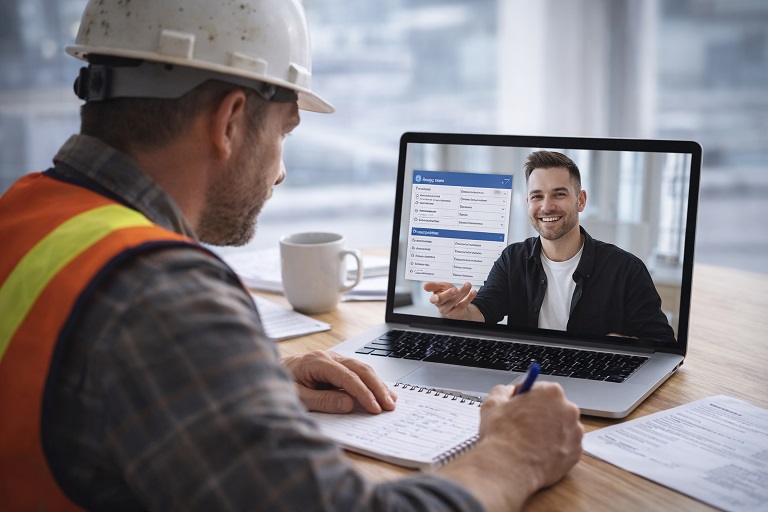 Laptop: demo en begeleiding