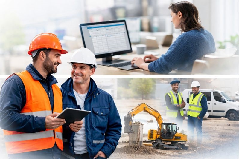 Urenregistratie voor aannemers en vakgerichte dienstverleners